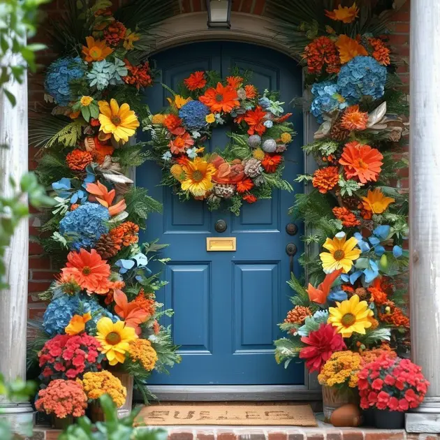 DIY Summer Wreaths to Freshen Up Your Front Door