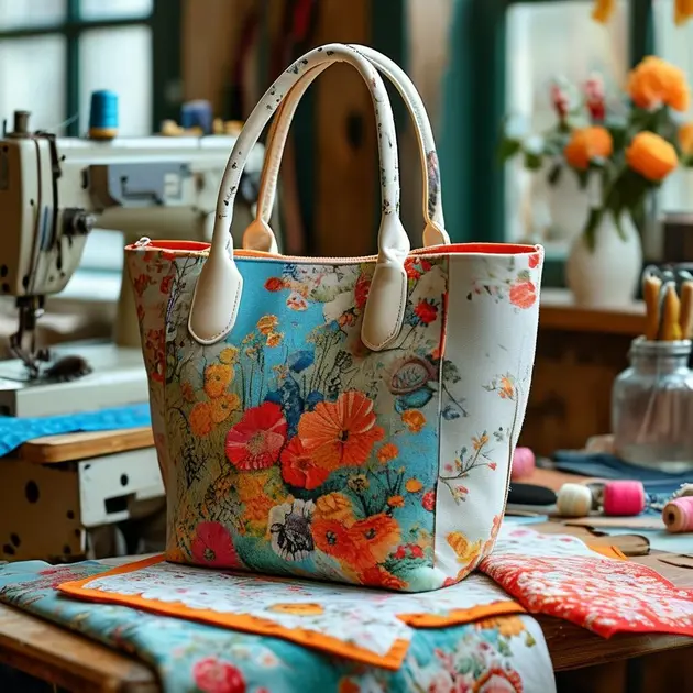 How to Sew a Simple Tote Bag: A Beginnes Sewing Tutorial