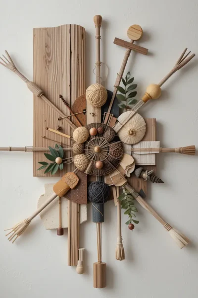 How to Create Minimalist Décor with Wood and Thread Today!