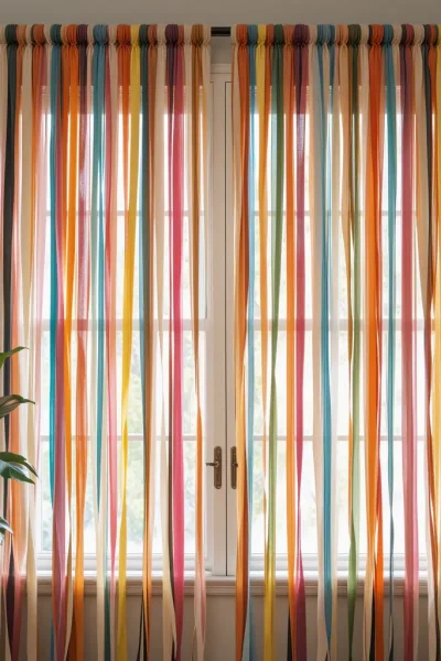 DIY Boho Décor: Create Stunning Fringe and Ribbon Curtains!