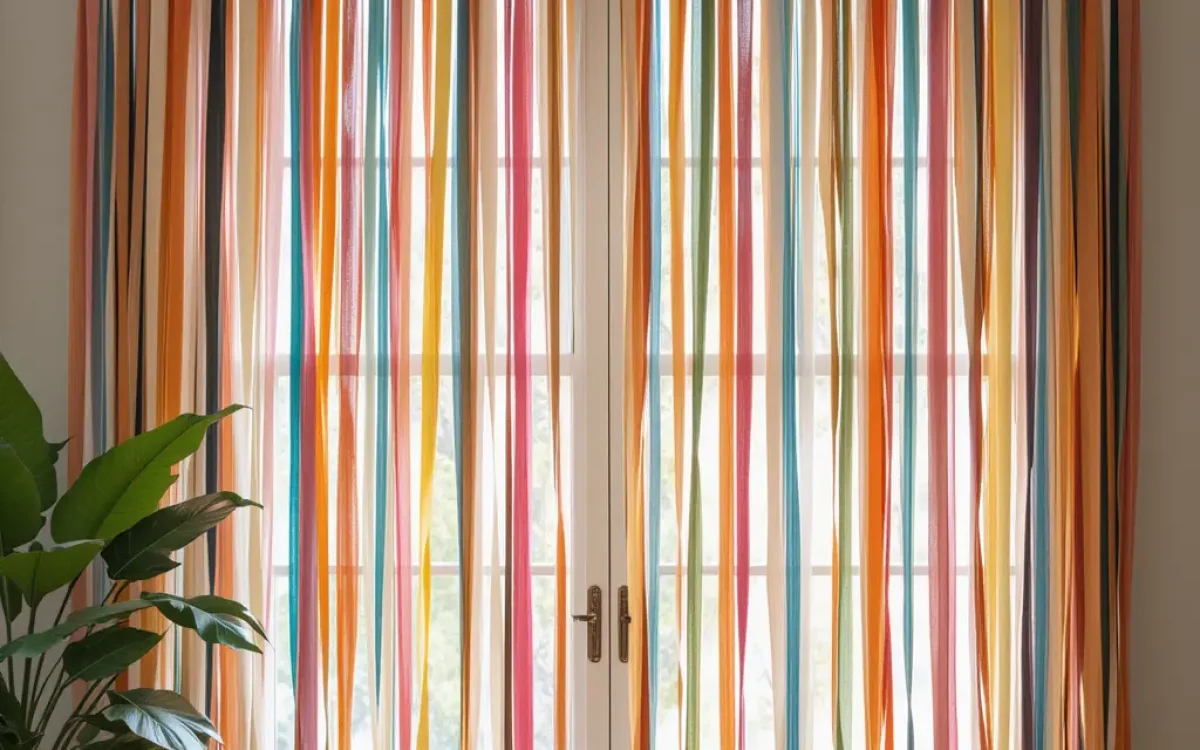 DIY Boho Décor: Create Stunning Fringe and Ribbon Curtains!