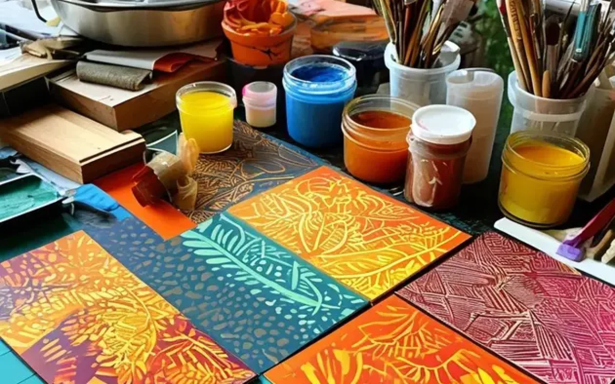 Create Your Own Unique Fabric Patterns with DIY Block Printing