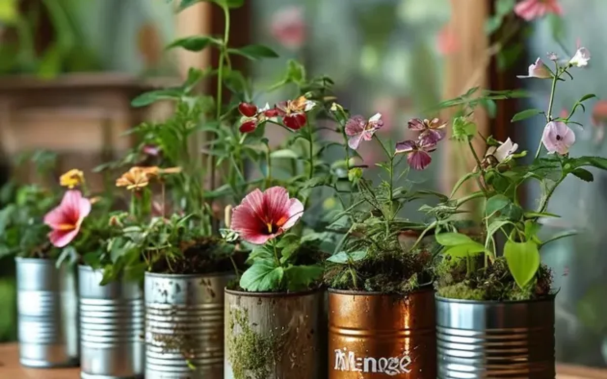 DIY Planters from Recycled Tin Cans: A Garden Lovers Guide