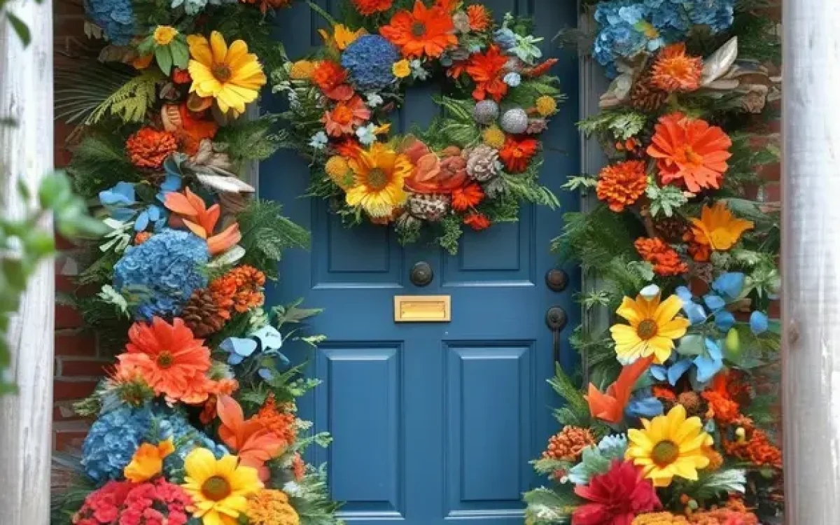 DIY Summer Wreaths to Freshen Up Your Front Door