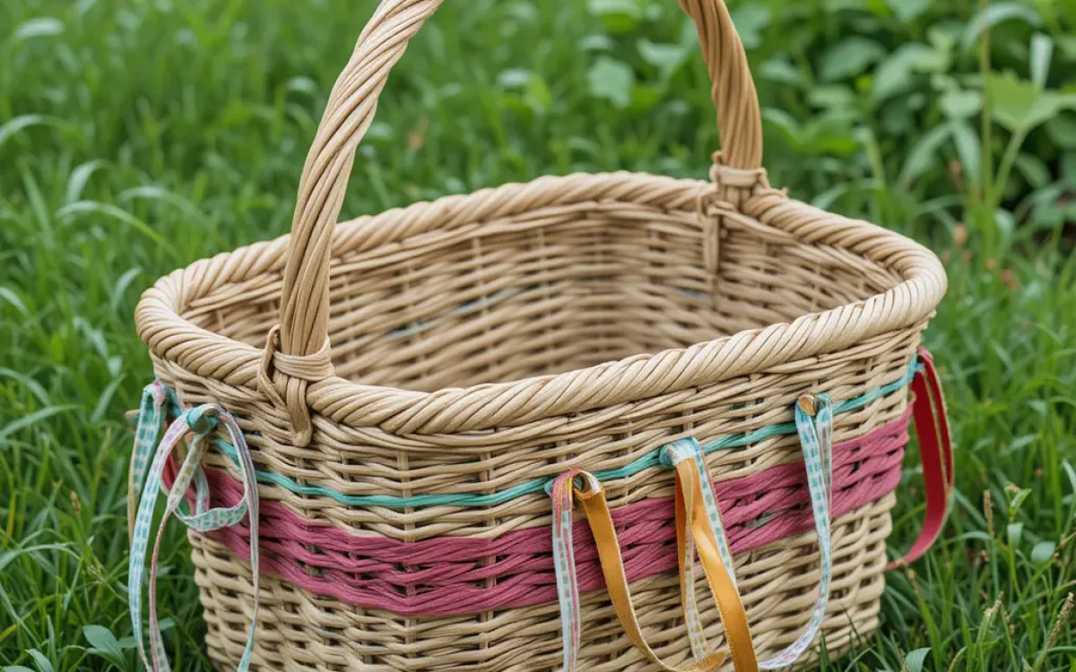 How to Make a Picnic Basket from Recycled Straw: Easy Guide!